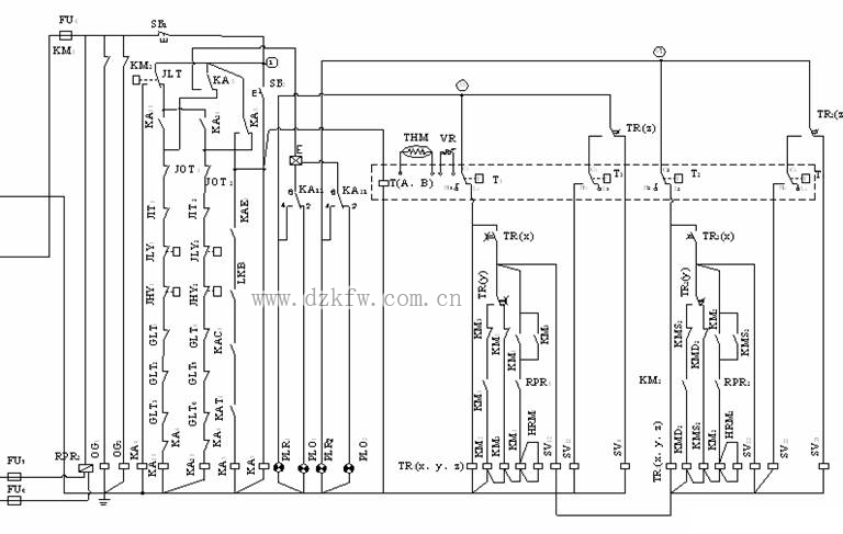 中央空調(diào)冷水機組電氣控制電路